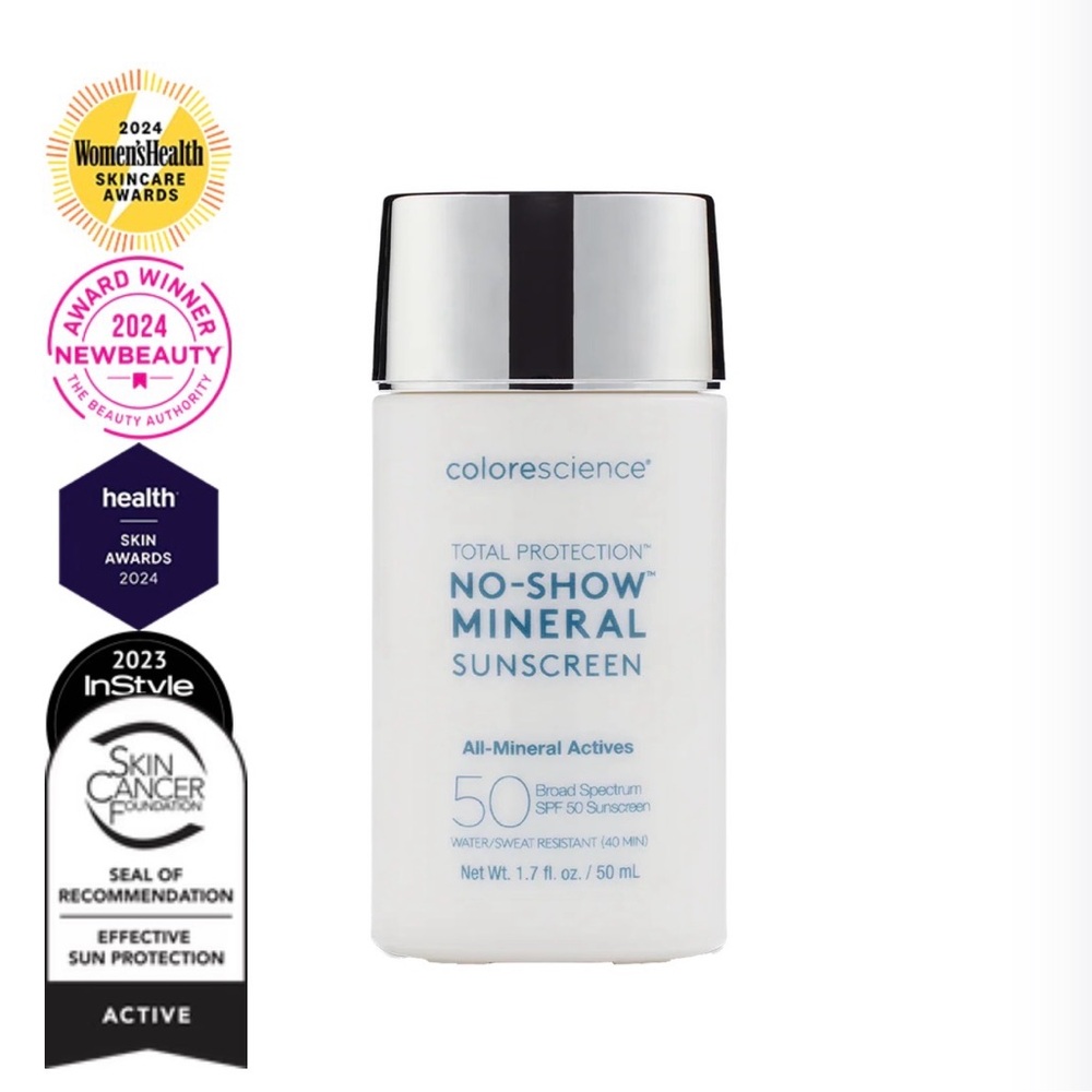 Colorescience No-Show Mineral Sunscreen SPF 50 – White